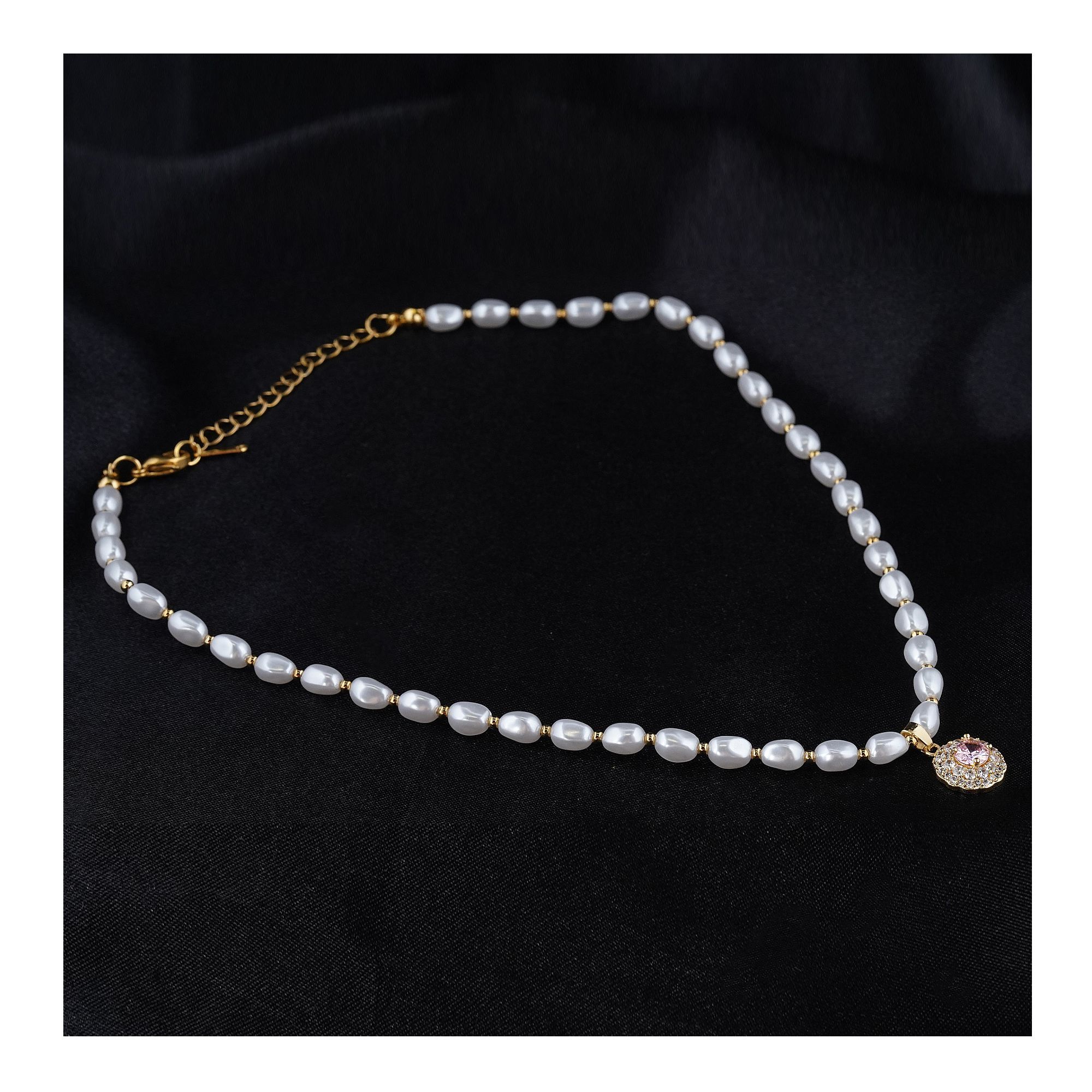 Women's Necklace Jewellery, Golden, NK00441