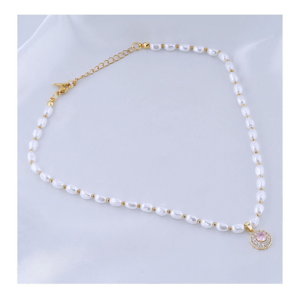 Women's Necklace Jewellery, Golden, NK00441