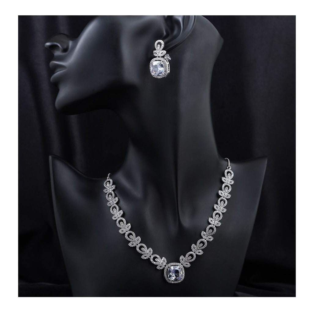 Women's Jewellery Set, Silver White, J.Set 00677