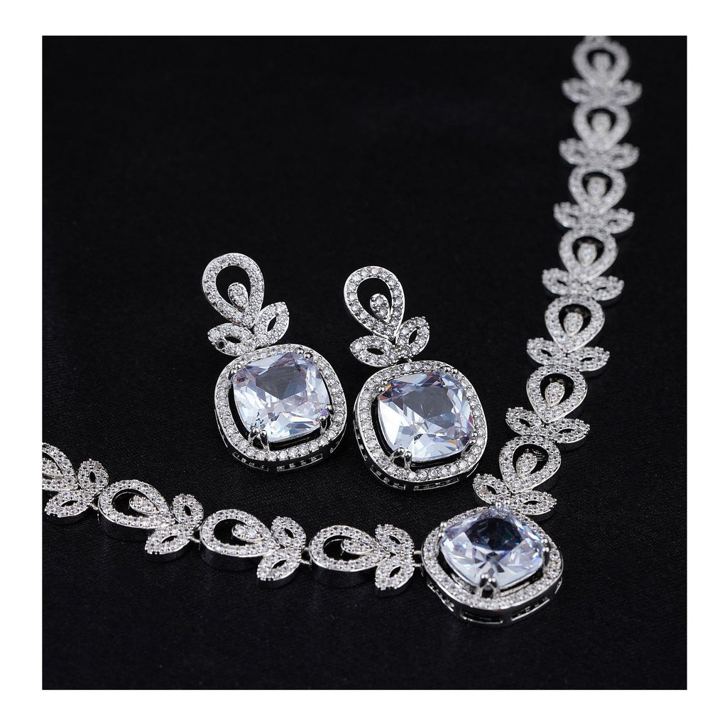 Women's Jewellery Set, Silver White, J.Set 00677