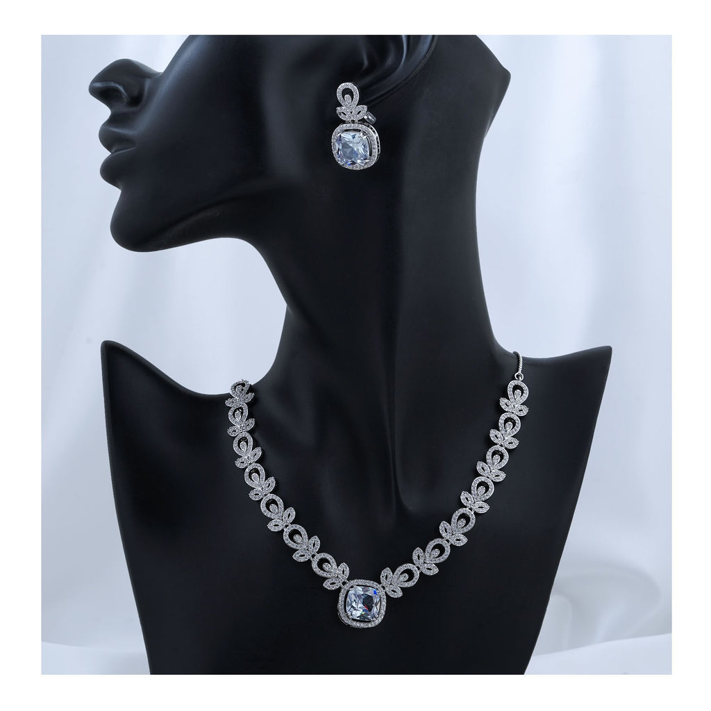 Women's Jewellery Set, Silver White, J.Set 00677