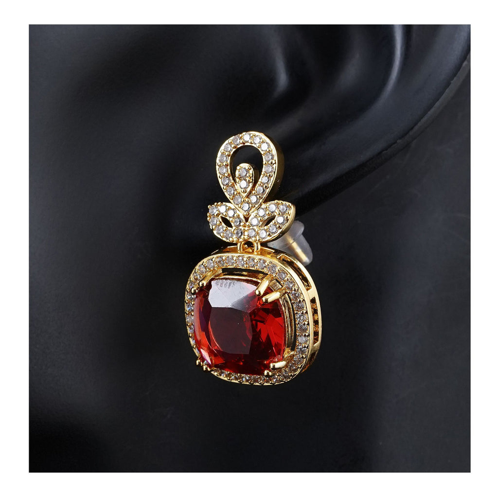 Women's Jewellery Set, Golden Ruby, J.Set 00680