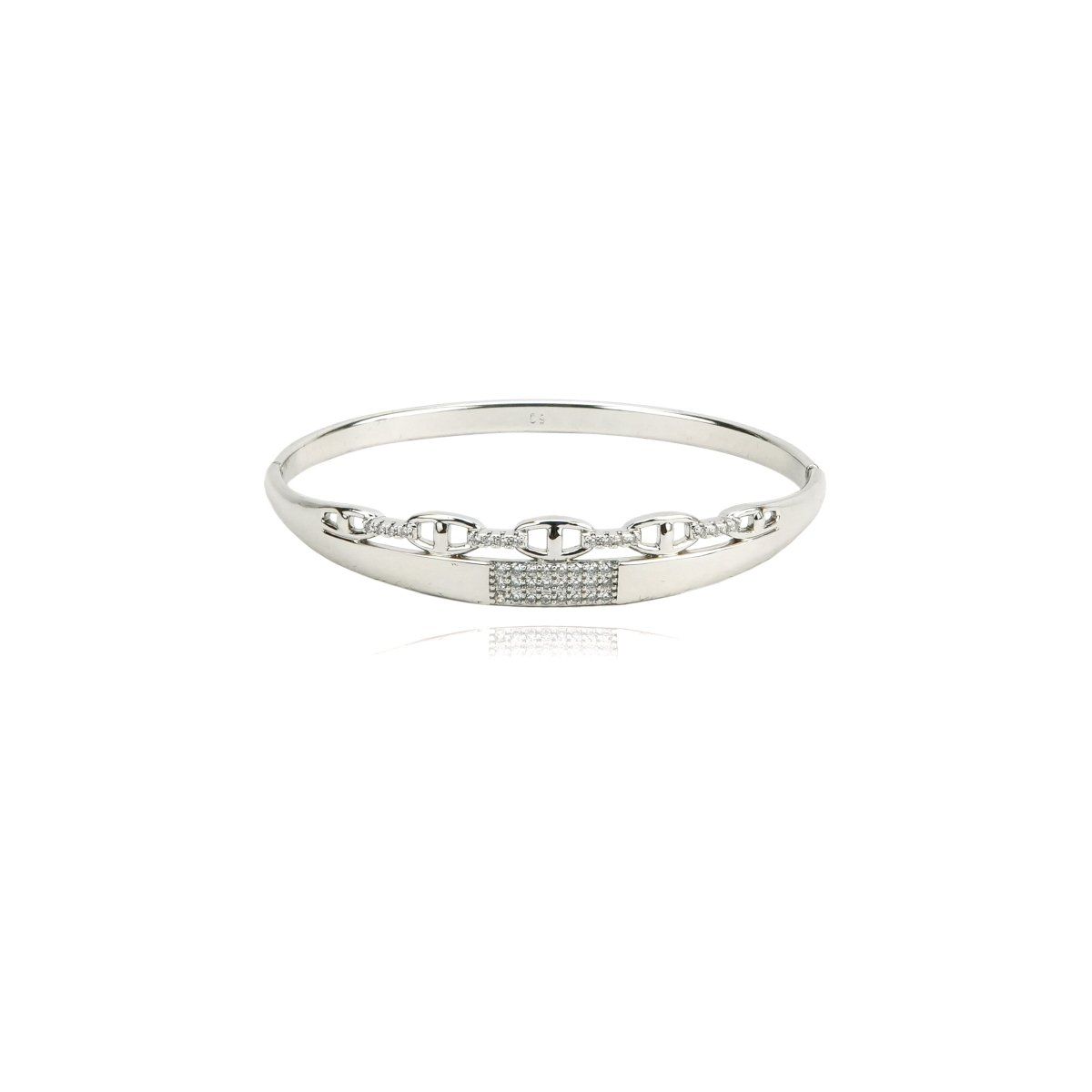 Women's Bracelet Jewelry, 004396J Silver, Small
