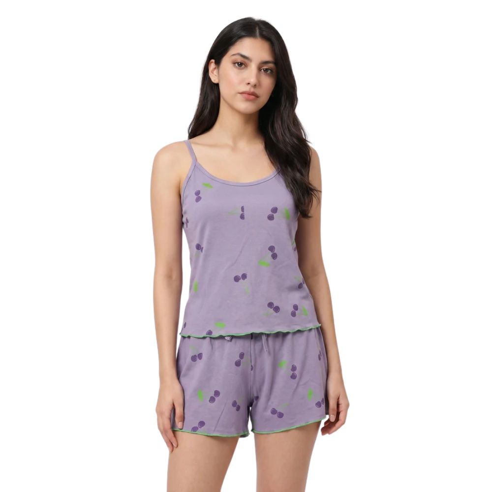Women's Cami Set Cherry Breeze, Purple